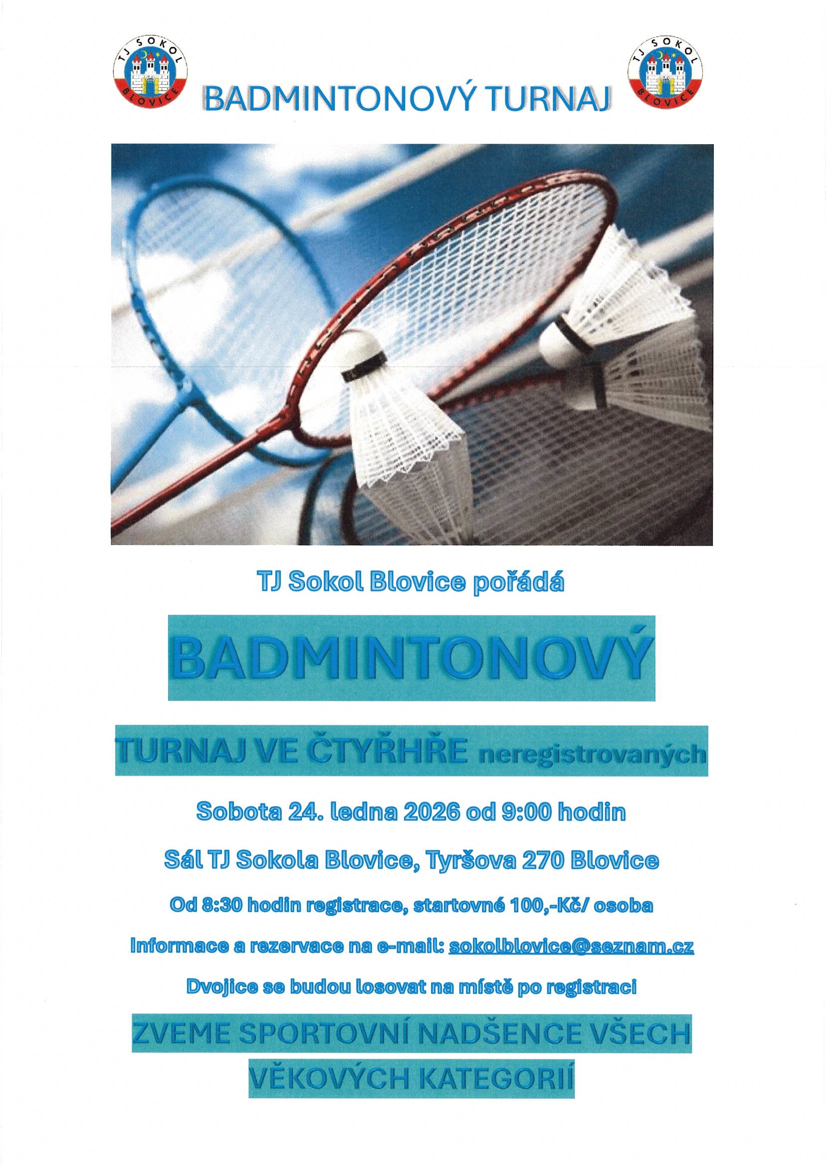 Turnaj badminton